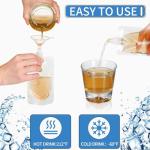 Seeloowy 100-Pack Clear Disposable Drink Pouches