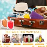 Seeloowy 100-Pack Clear Disposable Drink Pouches