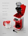 SHARDOR 10-Cup Programmable Coffee Maker (Red)