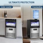 Stainless Steel Commercial Ice Maker with 20 Bin