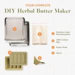 Herbal Infused Butter Maker Kit with Molds