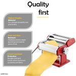 GOURMEX Stainless Steel Pasta Maker Machine