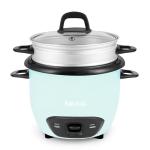 Aroma 6-Cup Rice & Grain Cooker - Light Blue