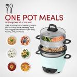 Aroma 6-Cup Rice & Grain Cooker - Light Blue