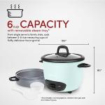 Aroma 6-Cup Rice & Grain Cooker - Light Blue