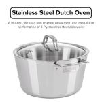 Viking 5.2 Quart Stainless Steel Dutch Oven