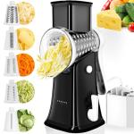 5-in-1 Rotary Cheese Grater with Storage Box