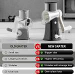 5-in-1 Rotary Cheese Grater with Storage Box