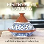 Large Moroccan Tagine Pot - 12", 5.5 QT