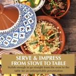 Large Moroccan Tagine Pot - 12", 5.5 QT