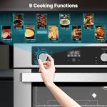 24 Inch Electric Wall Oven with Touch Control