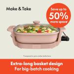 Bella Portable Electric Skillet with Ceramic Coating