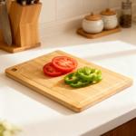 Bamboo Cutting Board with Juice Groove - 11"x7.8