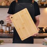 Bamboo Cutting Board with Juice Groove - 11"x7.8