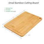 Bamboo Cutting Board with Juice Groove - 11"x7.8