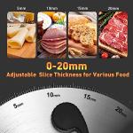 CUSIMAX Electric Deli Meat Slicer with Blades