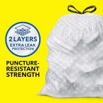 Glad ForceFlex 13 Gallon Tall Trash Bags, 140 Count