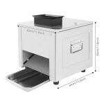 Electric Stainless Steel Meat Slicer for Home Use