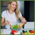 Bamboo Salad Servers and Tongs Set of 2