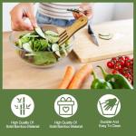 Bamboo Salad Servers and Tongs Set of 2