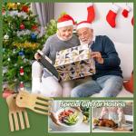 Bamboo Salad Servers and Tongs Set of 2