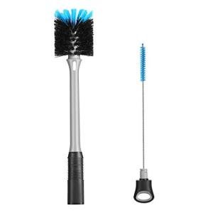 2-in-1 Bottle Brush with Long Handle and Straw Brush