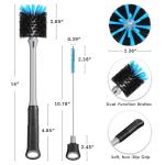 2-in-1 Bottle Brush with Long Handle and Straw Brush