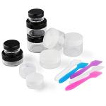 Accmor 10-Piece Travel Containers with Mini Spatulas