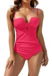Eomenie Women's Tummy Control One Piece Swimsuit