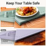 Portable Food Warming Mat with Adjustable Timer