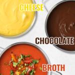 CUSIMAX 1500W Electric Fondue Set with Forks