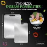 Titanium Cutting Boards - 2 Durable Kitchen Boards
