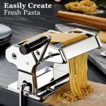 Manual Pasta Maker with 9 Thickness Settings