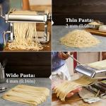Manual Pasta Maker with 9 Thickness Settings