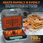 3-in-1 Mini Waffle, Pancake, and Grill Press