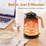 Seehot® 1.7L Electric Kettle with Thermometer