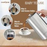 Chayufun Stainless Steel French Press Coffee Maker