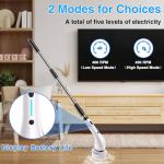 Cordless Electric Spin Scrubber with 8 Brush Heads