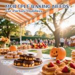 Vnray Silicone Donut Pan with Metal Frame