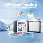 Electactic 1.2 Cu.ft Mini Freezer with Adjustable Temp