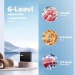 Electactic 1.2 Cu.ft Mini Freezer with Adjustable Temp