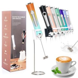 Handheld Rechargeable Milk Frother with Stand
