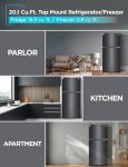BLACK+DECKER 20.1 Cu. Ft. Top Freezer Refrigerator