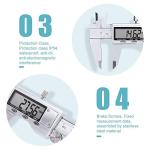Stainless Steel Digital Caliper with LCD Screen