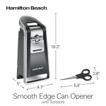 Hamilton Beach Electric Can Opener with Scissors