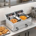 ROVSUN 24.9QT Electric Deep Fryer with Timer