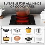 ANHANE 12" Electric Induction Double Burner Cooktop