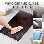 ANHANE 12" Electric Induction Double Burner Cooktop