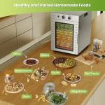 12-Tray Food Dehydrator with Timer and Temperature Control