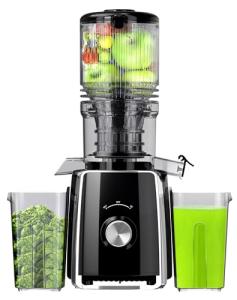 Slow Masticating Juicer with Wide Feed Chute
